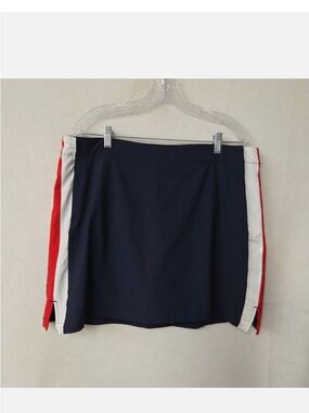 Lady Hagen Navy  Red and White Side Stripes skort golf/ Tennis